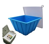 Tiroir en silicone Íce BŽlock - Grande taille pour bain froid, glacière congélateur réutilisable - Forme d'eau pratique pour adultes, hommes, femmes, athlètes, récupération sportive, usage domestique