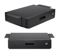 Tiroir ergonomique à clé Maclean sous le bureau, noir, MC-461