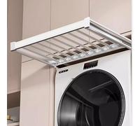 Tiroir Extensible pour Pantalons coulissants - Porte-Pantalons Coulissant pour Armoire, au-Dessus de l'étendoir pour Machine à Laver, étendoir à vêtements caché Multifonctionnel, Gain de