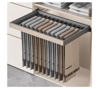 Tiroir extensible pour pantalons, porte-pantalons coulissant pour placard, étagère de séchage au-dessus de la machine à laver, idéal pour chambre à coucher, armoire, meuble de buanderie