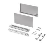 Tiroir extérieur Vertex 3D 60 kg - hauteur 242 mm - acier - prof 450 mm - aluminium EMUCA