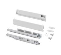 Tiroir extérieur Vertex 3D blanc - hauteur 83 mm - charge 40 kg - 500 mm EMUCA