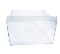 Tiroir Freezer Surgelati Congélateur pour réfrigérateur Ariston Indesit Hotpoint, Dimensions 395 x 240 x 364 (mm) Transparent, Original 481010808870, pour modèles BCB7030AA BF1801EF1