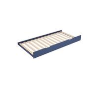 Tiroir-lit - HAPPY GARDEN - Bleu foncé - Bois massif - Pour chambre d'enfant - 94x190 cm