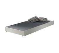 Vipack Pino Lit Gigogne Pin Massif Blanc 196 x 94 x 19,5 cm