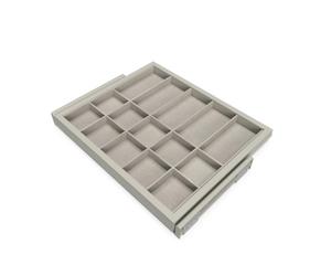 Tiroir organiseur avec coulisses Hack - largeur 600 mm - gris EMUCA