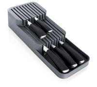 Tiroir organiseur de couteaux gris 39x14,5x7,5 cm