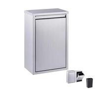 Tiroir poubelle extractible pour cuisine extérieure - Armoire inclinable en acier inoxydable, parfait pour la station de barbecue