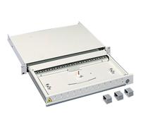 Tiroir pour cassettes d'épissure Rittal 7170.535 avec extension télescopique,