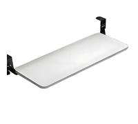 Tiroir pour Clavier Coulissant, Plateau de Clavier sous Le Bureau for Bureau de 1 à 4 cm D'éPaisseur, Support de Clavier Ergonomique Montage Facile(White,65x25cm/25.6x9.8inch)