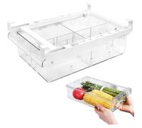 Tiroir rétractable réfrigérateur - MICH - Dimensions 30x20x9 5 cm - Matériau PET alimentaire - Transparence élevée