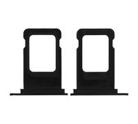 Tiroir SIM Apple iPhone XR support carte nano SIM de remplacement - noir