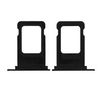 Tiroir SIM Apple iPhone XR support carte nano SIM de remplacement - noir