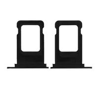 Tiroir SIM Apple iPhone XR support carte nano SIM de remplacement - noir