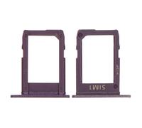 Tiroir SIM - AVIZAR - Samsung Galaxy J6 - Adaptateur double nanoSIM - Violet - 10g