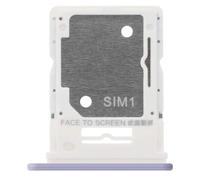 Tiroir SIM Compatible Redmi Note 14 5G Emplacement Hybride Nano SIM ou Micro SD Violet