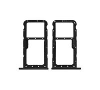 Tiroir SIM pour Huawei P20 Lite support carte nanoSIM + microSD Noir