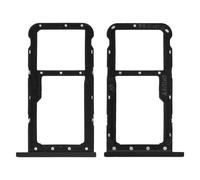 Tiroir SIM pour Huawei P20 Lite support carte nanoSIM + microSD Noir