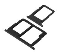 Tiroir SIM pour Samsung Galaxy J3 2017 support 2x carte nano SIM + microSD Noir