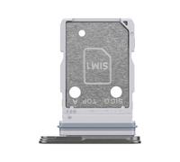 Tiroir SIM pour Samsung Galaxy S25 Edge Dual Nano SIM Remplacement précis Argent
