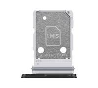 Tiroir SIM pour Samsung Galaxy S25 Edge Dual Nano SIM Remplacement précis, Noir