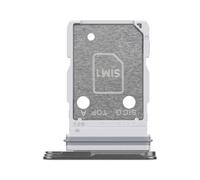 Tiroir SIM pour Samsung Galaxy S25 Edge Dual Nano SIM Remplacement précis Samsung Argent