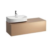 LAUFEN Caisson à tiroirs / buffet H4054520340411 117,5x34x45,5cm, découpe à gauche, cuivre