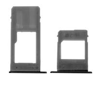 Tiroir support pour carte SIM + carte Micro-SD noir Samsung Galaxy A5 2017