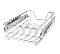 Tiroir Téléscopique de Cuisine Jago - pour Placard de 40 cm - Charge max. 20 kg - Rails Inclus