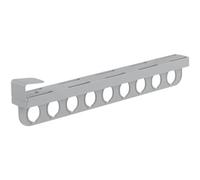 Tiroir Tissu Porte-vêtements rétractable de type extractible, porte-pantalons coulissant, espace de rangement dans le placard, sans perforer le support d'extension du porte-pantalon, 5 (A, One Size)