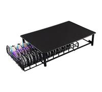 Tiroirs à Capsules Compatible pour Tassimo - Supports pour Capsules de Café Tassimo - Tiroir de Rangement- Support de Machine 2 en 1 pour La Machine de Tassimo (Noir)