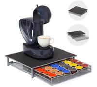 Tiroirs à Capsules de café - MENGDA - 36 Pièces - GRIS - Métal - Rectangulaire