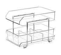 Tiroirs Coulissants Pour Armoires De Cuisine,Tiroirs Coulissants,Organisateur sous évier Tiroir d'armoire coulissant à 2 niveaux | Tiroirs d'armoire, organisateur d'armoire de cuisine extractible pour