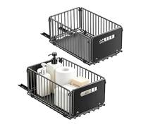 Tiroirs Coulissants Pour Placards Cuisine | 2 Étagères De Rangement À Épices | Tiroir Coulissant Pliable Pour Cuisine,pour Étagères Intérieures Camping-car Appartement Buanderie Salle de Bain