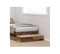 Tiroirs De Lit Avec Tiroir Bois Ancien 90 X 36,5 X 16,5 Cm