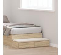 Tiroirs De Lit Vidaxl Chêne Sonoma 100x36,5x16,5 Cm En Bois D'ingénierie