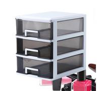 Tiroirs de rangement empilables transparents, boîte de rangement pour armoire de bureau, Boîte de rangement empilable Tiroirs de rangement transparents à plusieurs niveaux, Organisateur d'armoire, org