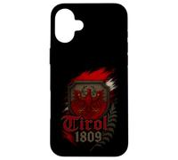 Tirol T-Shirt Aigle tyrolien avec Armoiries et Drapeau pour Homme et Femme Coque pour iPhone 16 Plus