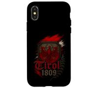 Tirol T-Shirt Aigle tyrolien avec Armoiries et Drapeau pour Homme et Femme Coque pour iPhone X/XS