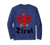 Tirol T-Shirt avec Aigle tyrolien pour Homme et Femme Manche Longue