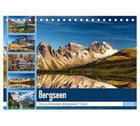 Tiroler Bergseen (Tischkalender 2026 DIN A5 quer), CALVENDO Monatskalender: Die schönsten Bergseen aus Nord- und Südtirol