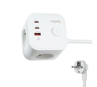 TIROSS MORRE POWER CUBE 3G, 2 ports USB, USB-C 1,5 m