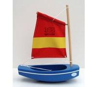 Tirot - Thonier 22cm Bois Massif,Hêtre,Tissu - 105 Bleu Voile Rouge Rouge G