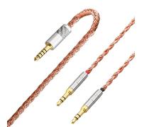 Tirstrup Câble de rechange pour Hifiman Sundara Ananda, câble de mise à niveau pour casque Hifiman HE4XX/HE-400i/HE560/HE-350/HE1000 de 4,4 mm vers double 3,5 mm (cuivre, 4,4 mm)