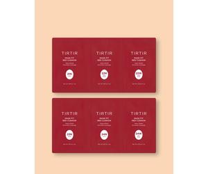 Tirtir Coffret 6 échantillons de cushion Mask Fit Red Cushion 6 Shade Trial Kit - 1 g * 6 pcs No.21N, 22N, 22W, 23N, 24N, 24W
