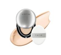 TIRTIR Fond De Teint Coréen Aura Glow Silver Cushion De Petite Taille (Porcelaine 17C 0,15 Fl Oz) 17C Porcelain_New