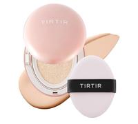 TIRTIR Fond De Teint Mask Fit All Cover Pink Cushion À Couverture Élevée, Finition Mate Veloutée, Léger Et Impeccable, Corrige Les Rougeurs (Taille Normale 0,63 Oz Liq.) 13N, Ivoire Clair