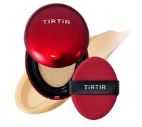 TIRTIR Fond De Teint Mask Fit Red Cushion À Couverture Complète, Légère, Finition Satinée Et Brillante, Couverture De Tatouage À Construire (0,63 Oz Liq.) 22 W Beige Transparent