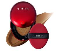 TIRTIR Fond De Teint Mask Fit Red Cushion Mini Size, Durable, Léger, Couvrance Modulable, Finition Semi-Mate, Finition Semi-Mate (0,15 Oz), 45 W, Châtaignier