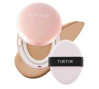TIRTIR Mask Fit All Cover Pink Cushion Foundation | High Coverage, Velvety Matte Finish, Lightweight, Flawless, Corrects Redness, Korean Cushion (#25N Mocha, Full Size, 0,63 Fl Oz)